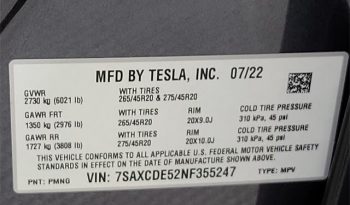 2022 Tesla Model X AWD full